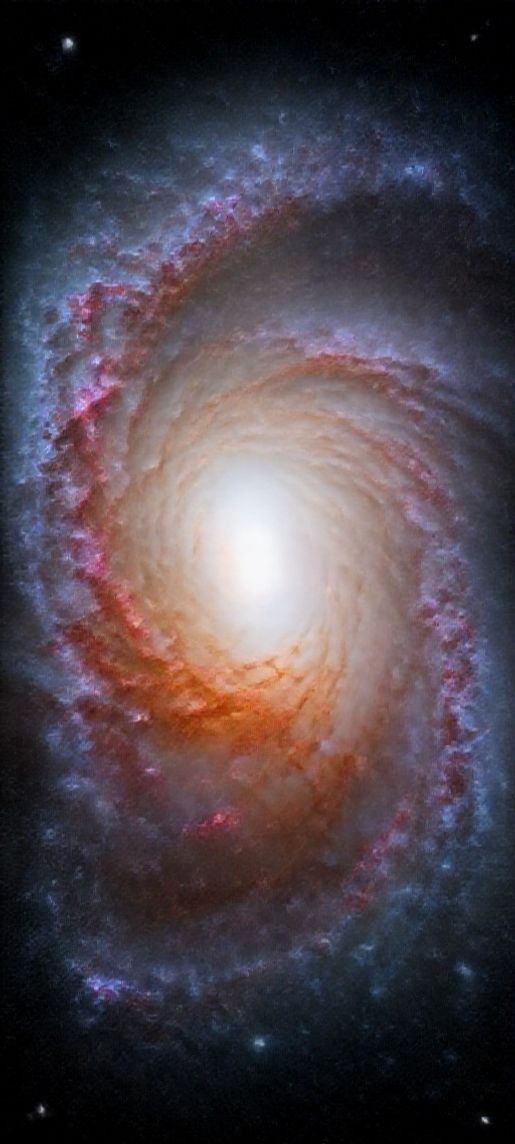 Colliding Galaxies Creating New Stars Digital art Wallpaper