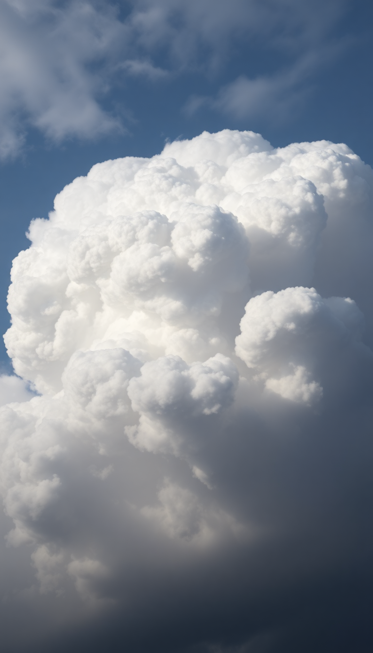 Mammatus Clouds Dramatic Bubble Sky Photorealistic Wallpaper