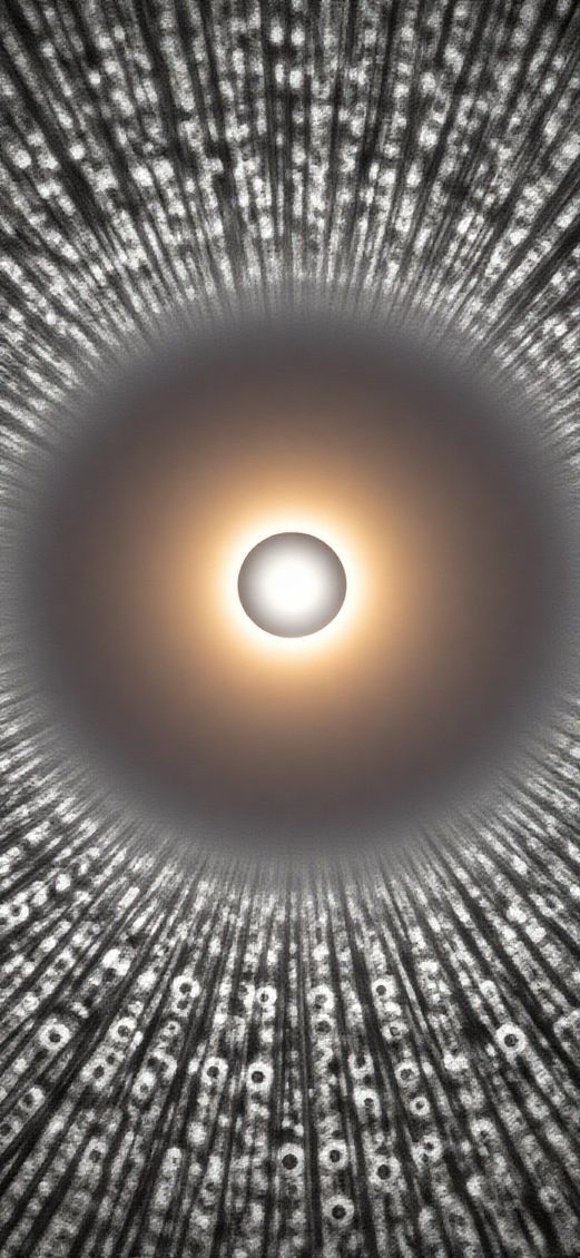 Eclipse Moment Totality Corona Dark Photorealistic Wallpaper