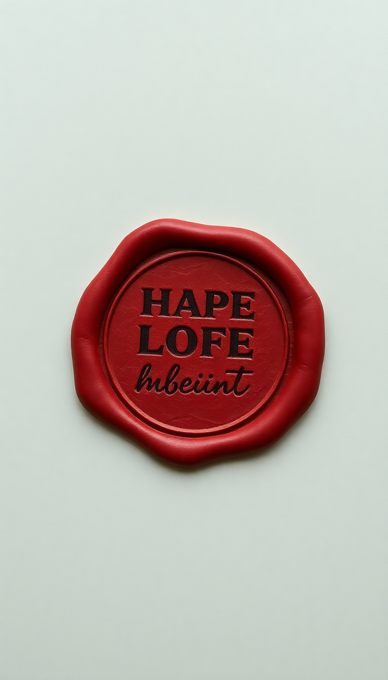 Smooth Vintage Seal Wax Letter Aesthetic Wallpaper