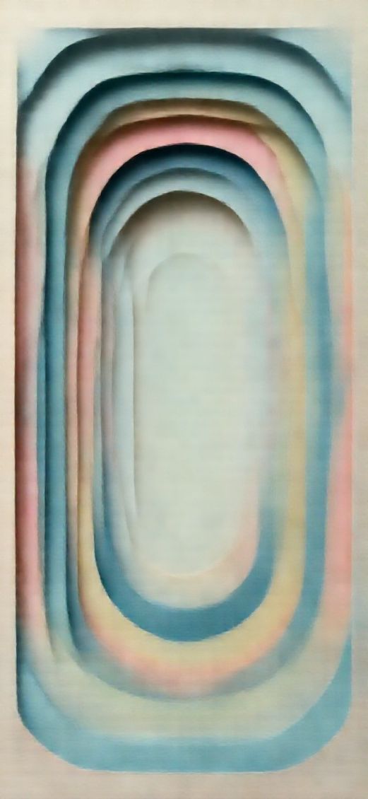 Paper Cut Layers Creating Depth Minimalist Wallpaper