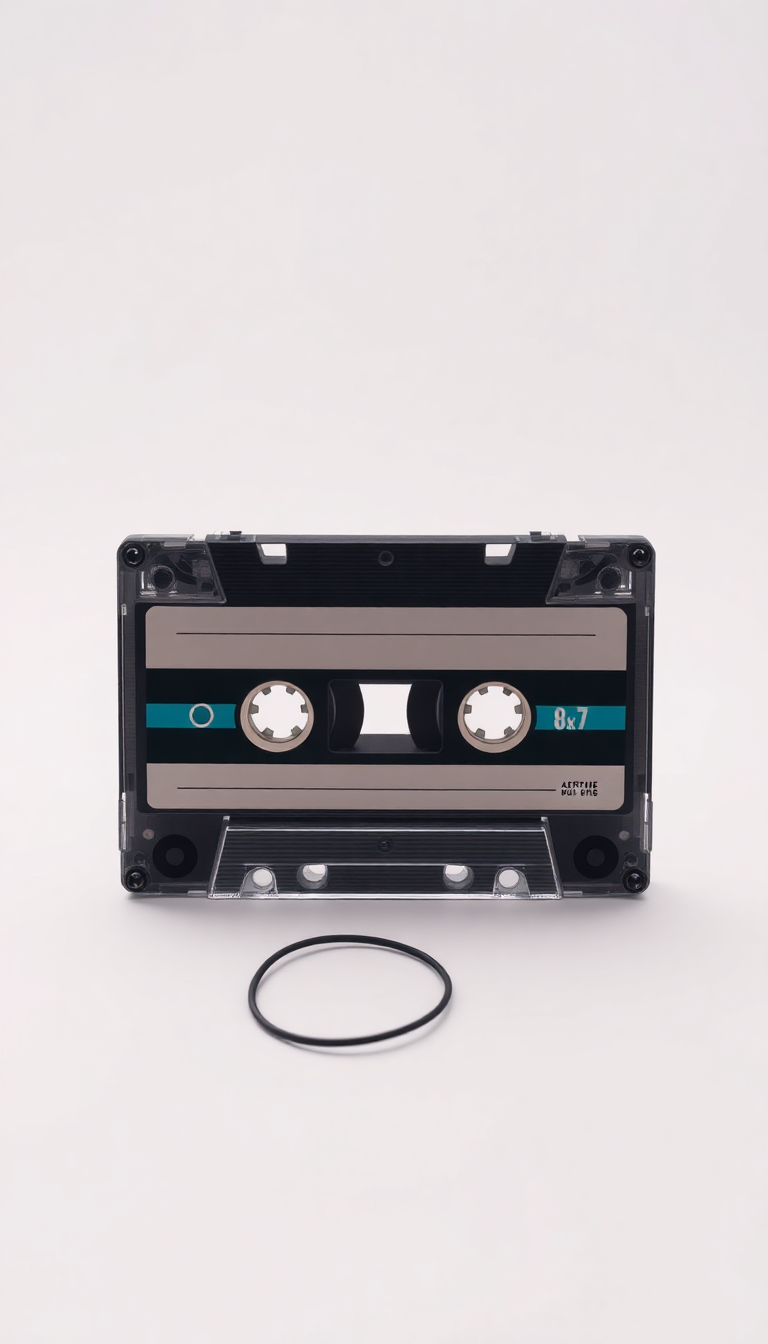 Cassette Tape Mixtape Retro Music Photorealistic Wallpaper