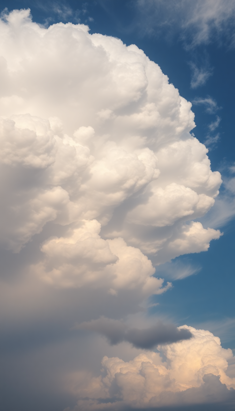 Mammatus Clouds Dramatic Bubble Sky Photorealistic Wallpaper