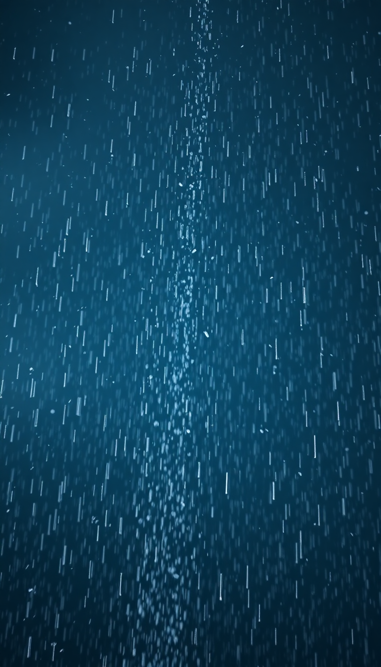 Hailstorm Dramatic Ice Falling Dark Photorealistic Wallpaper