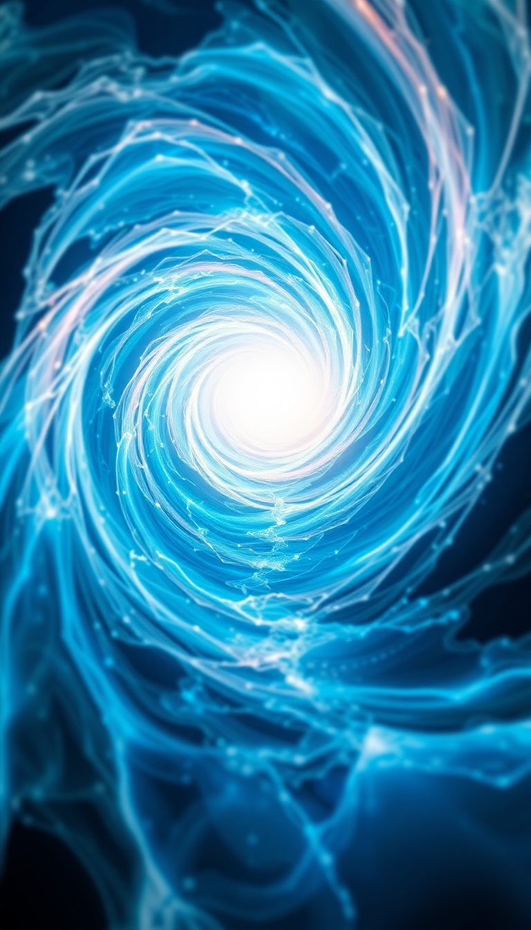 Wormhole Portal Swirling Energy Gateway Digital art Wallpaper
