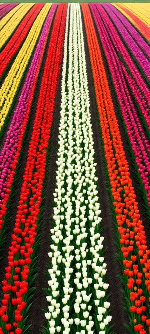 Noble Spring Field Colorful Photorealistic Wallpaper