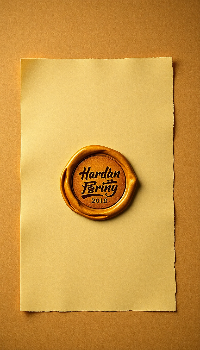 Wax Seal Vintage Paper Aesthetic Original Wallpaper