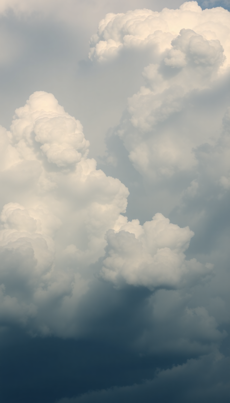 Mammatus Clouds Dramatic Bubble Sky Photorealistic Wallpaper