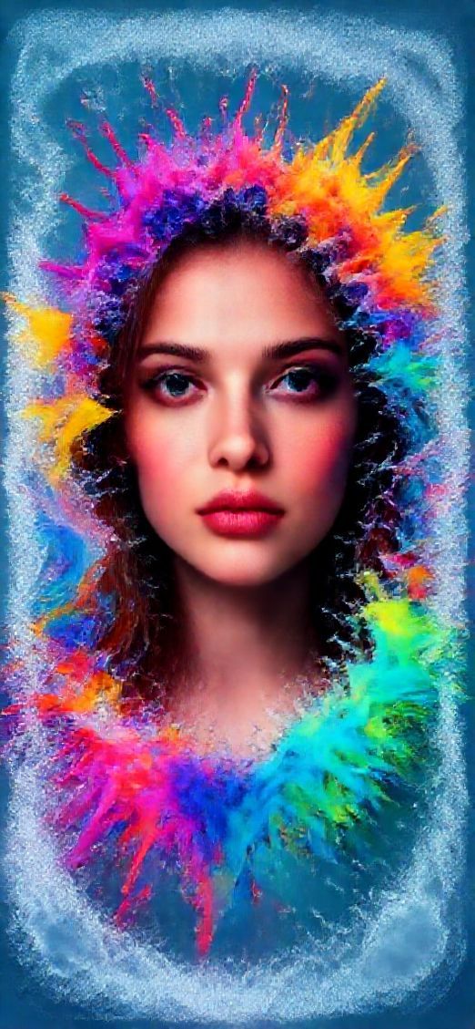 Ink Explosion In Water Freeze Digital art Wallpaper