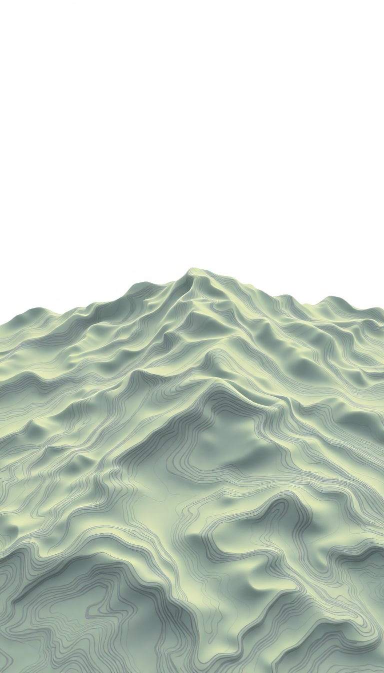 Topographic Lines Flowing Terrain Map Minimalist Wallpaper