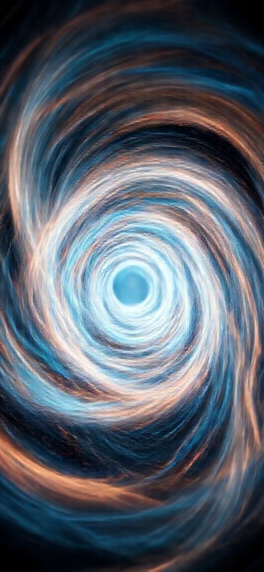 Wormhole Portal Swirling Energy Gateway Digital art Wallpaper