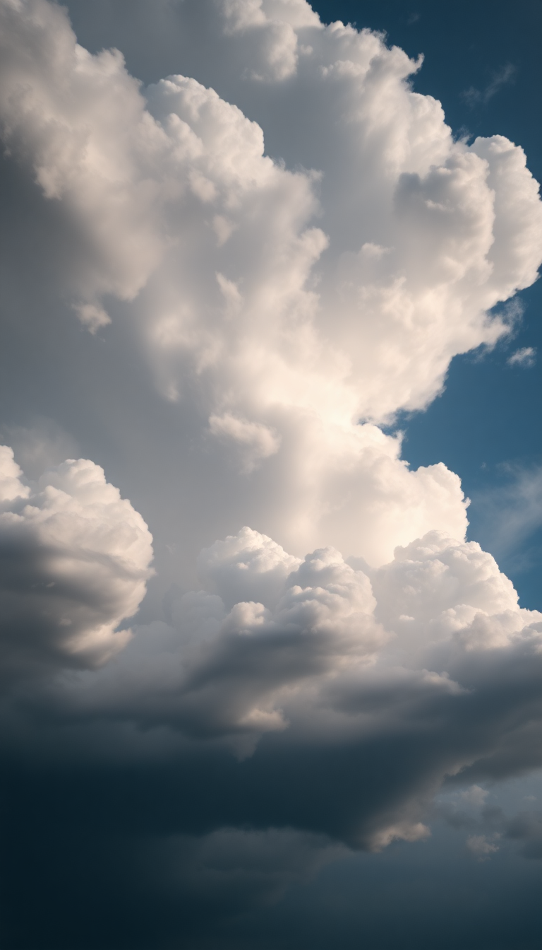 Mammatus Clouds Dramatic Bubble Sky Photorealistic Wallpaper