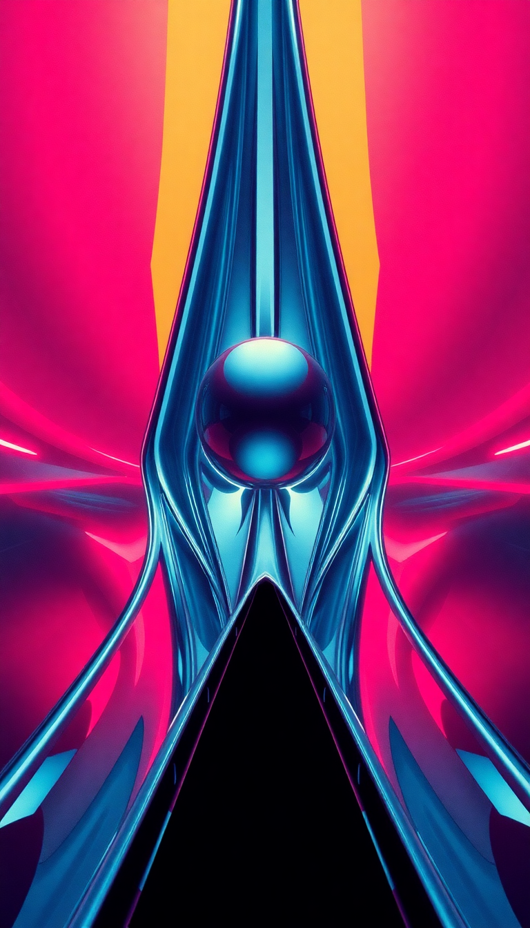 Retrofuturism 60s Vision Of Future Digital art Wallpaper