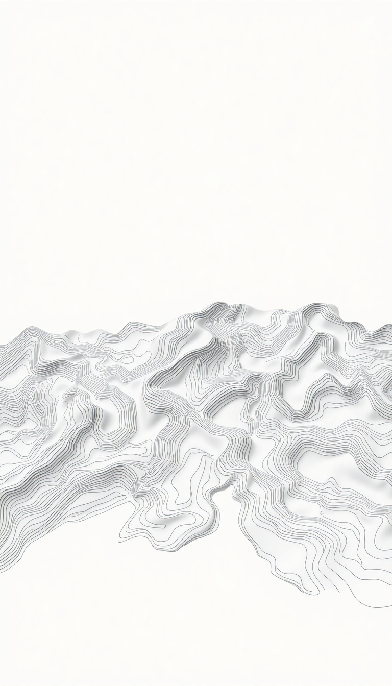 Topographic Lines Flowing Terrain Map Style Minimalist Prime Wallpaper
