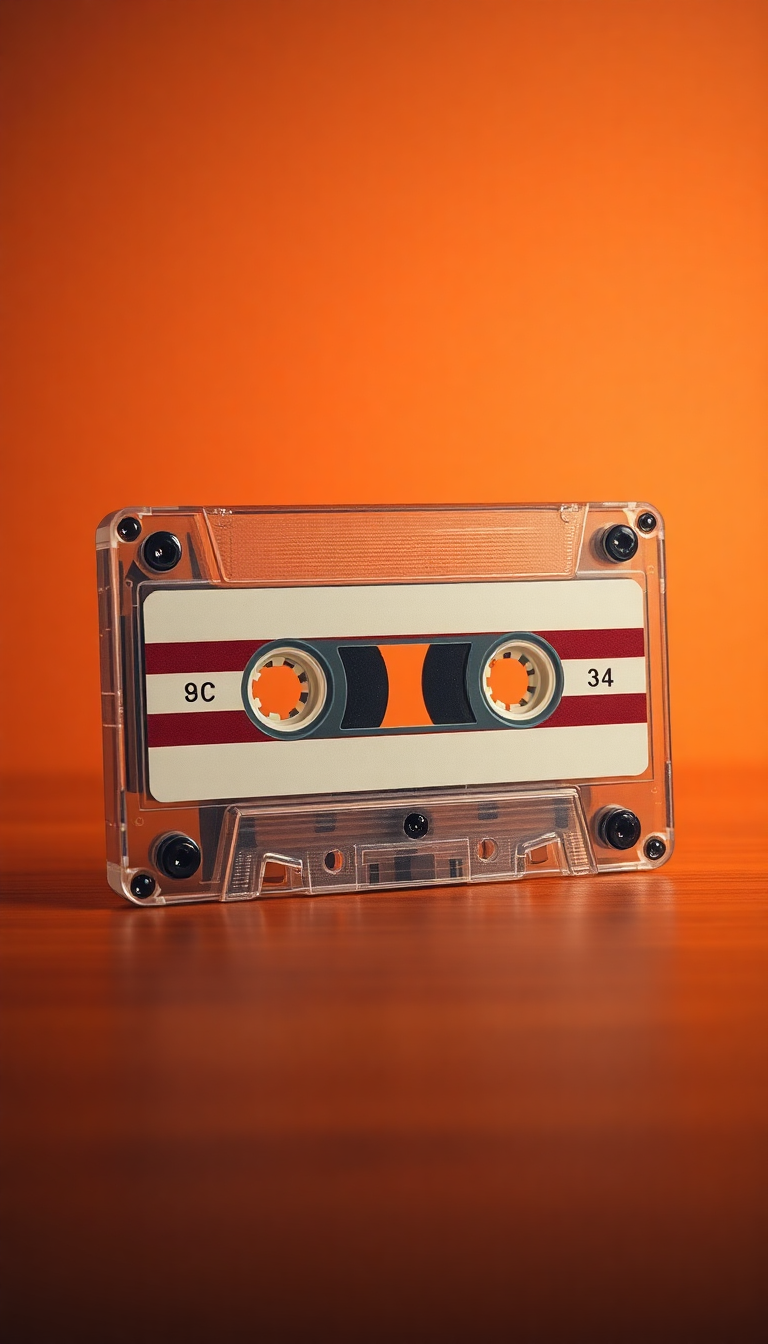 Cassette Tape Mixtape Retro Music Photorealistic Wallpaper
