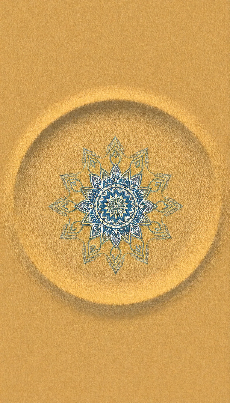 Sand Mandala Intricate Patterns Top Minimalist Wallpaper