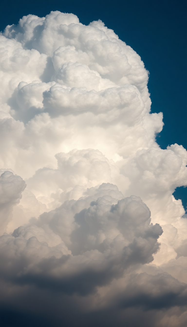 Mammatus Clouds Dramatic Bubble Sky Photorealistic Wallpaper