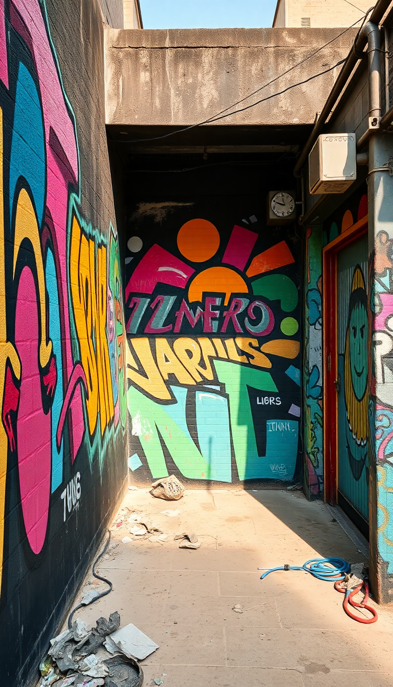 Magnetic Art Mural Colorful Wall Photorealistic Wallpaper