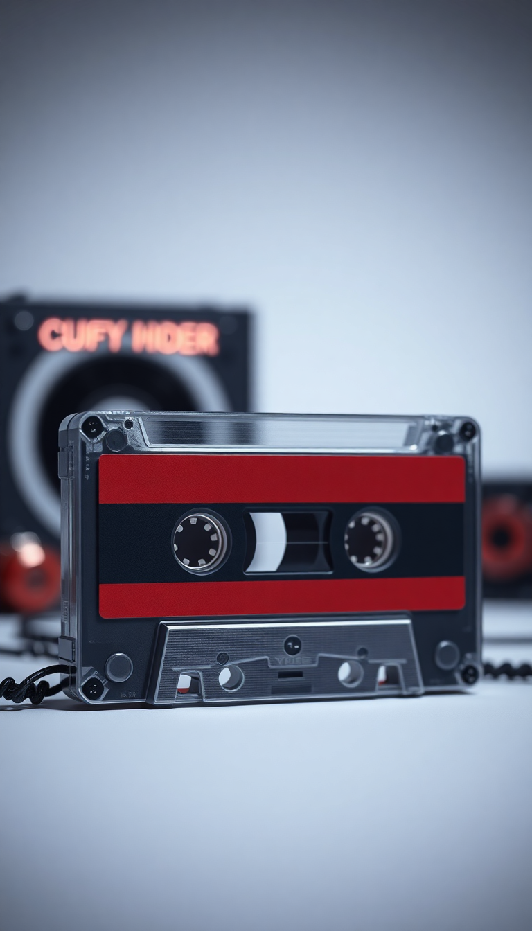Cassette Tape Mixtape Retro Music Photorealistic Wallpaper