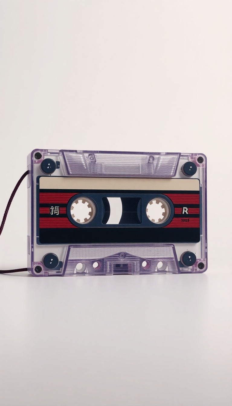 Cassette Tape Mixtape Retro Music Photorealistic Wallpaper