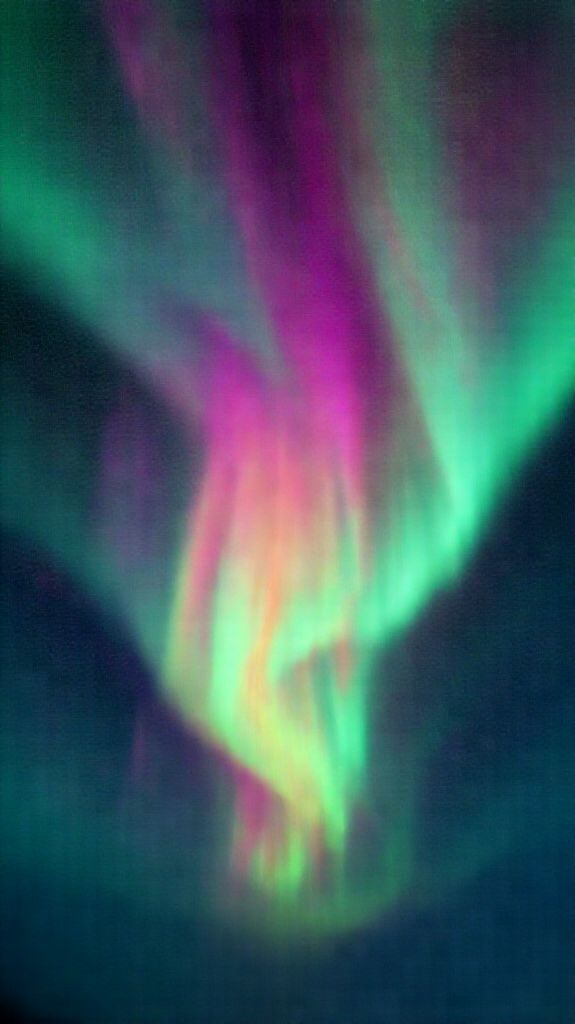 Northern Lights Abstracted Flowing Ribbons Digital art Wallpaper