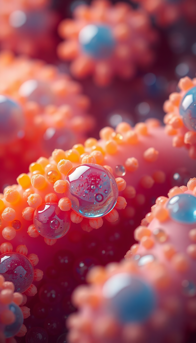 Oil And Water Macro Abstract Aesthetic Wallpaper