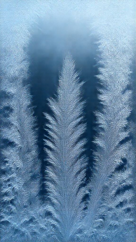 Frost Patterns On Window Macro Aesthetic Wallpaper