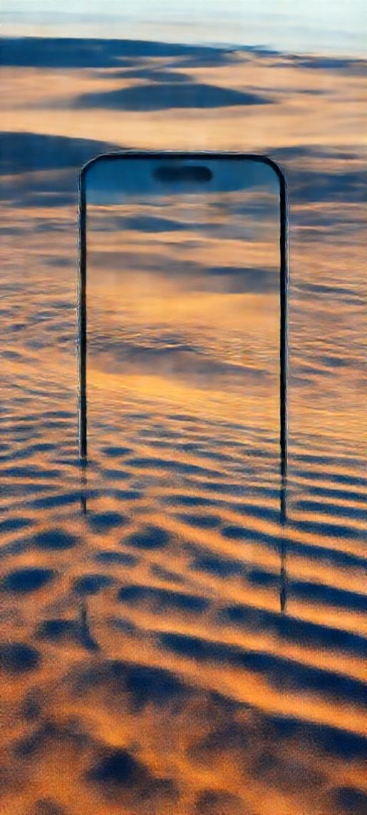 Heat Shimmer Desert Mirage Hot Photorealistic Wallpaper