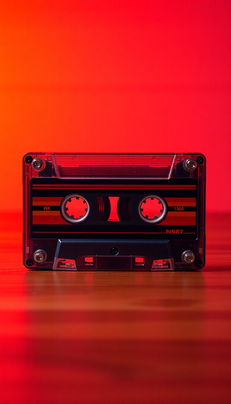 Cassette Tape Mixtape Retro Music Photorealistic Wallpaper