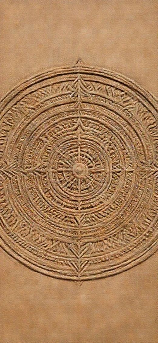 Sand Mandala Intricate Patterns Top Minimalist Wallpaper