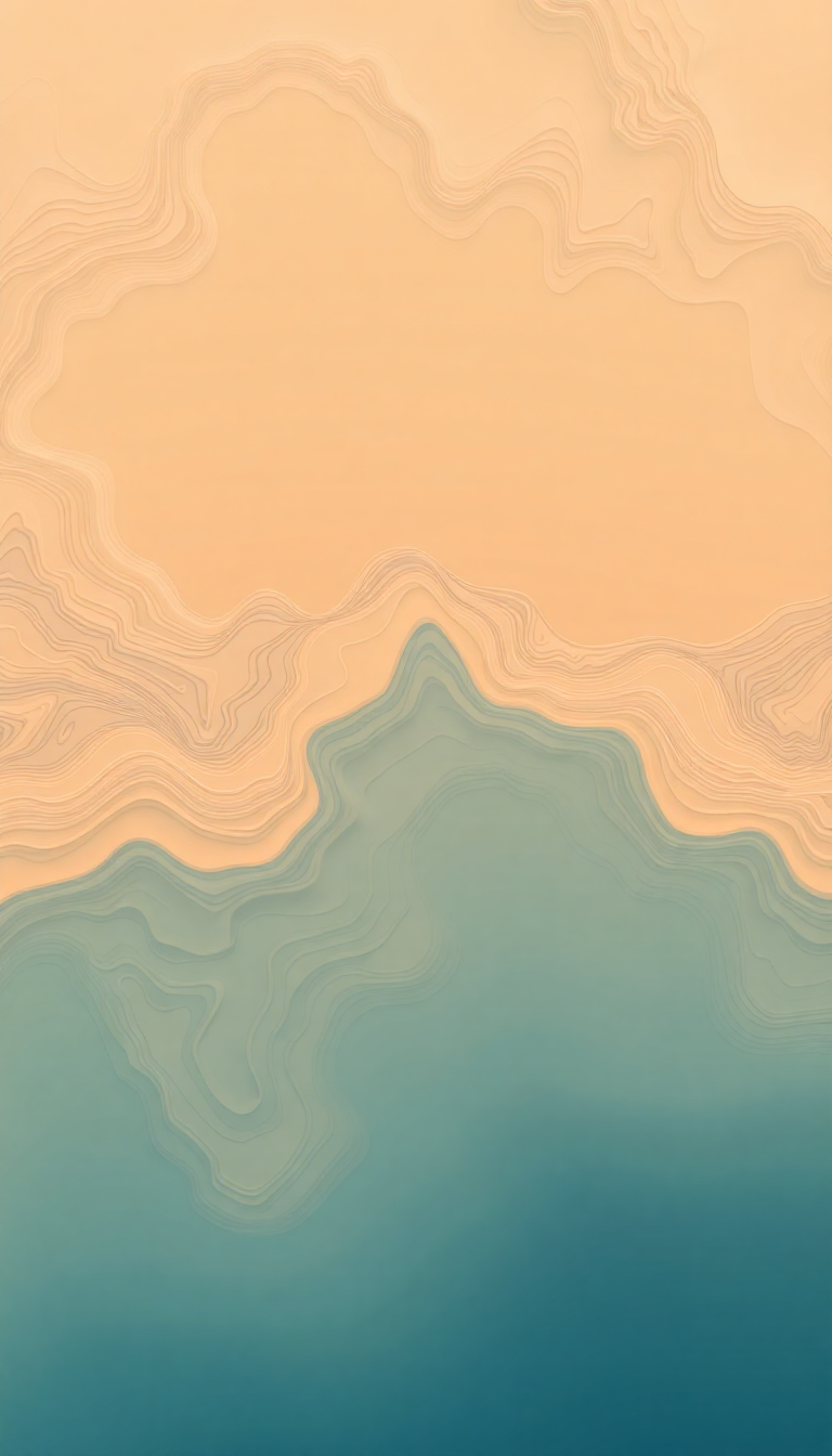 Topographic Lines Flowing Terrain Map Minimalist Wallpaper