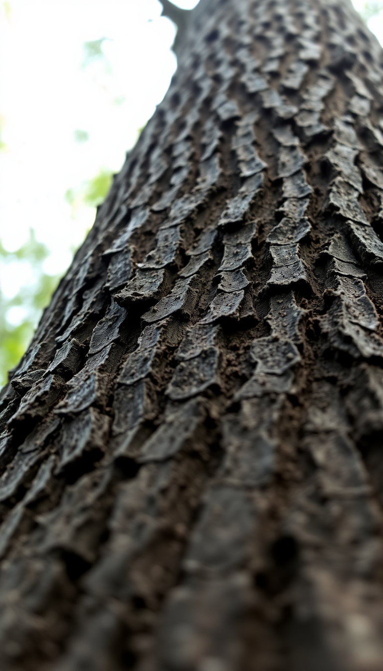 Tree Bark Texture Macro Lines Photorealistic Wallpaper
