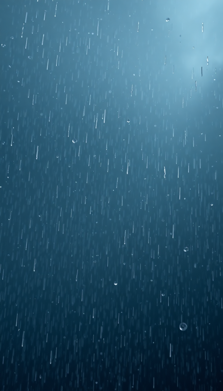 Hailstorm Dramatic Ice Falling Dark Photorealistic Wallpaper