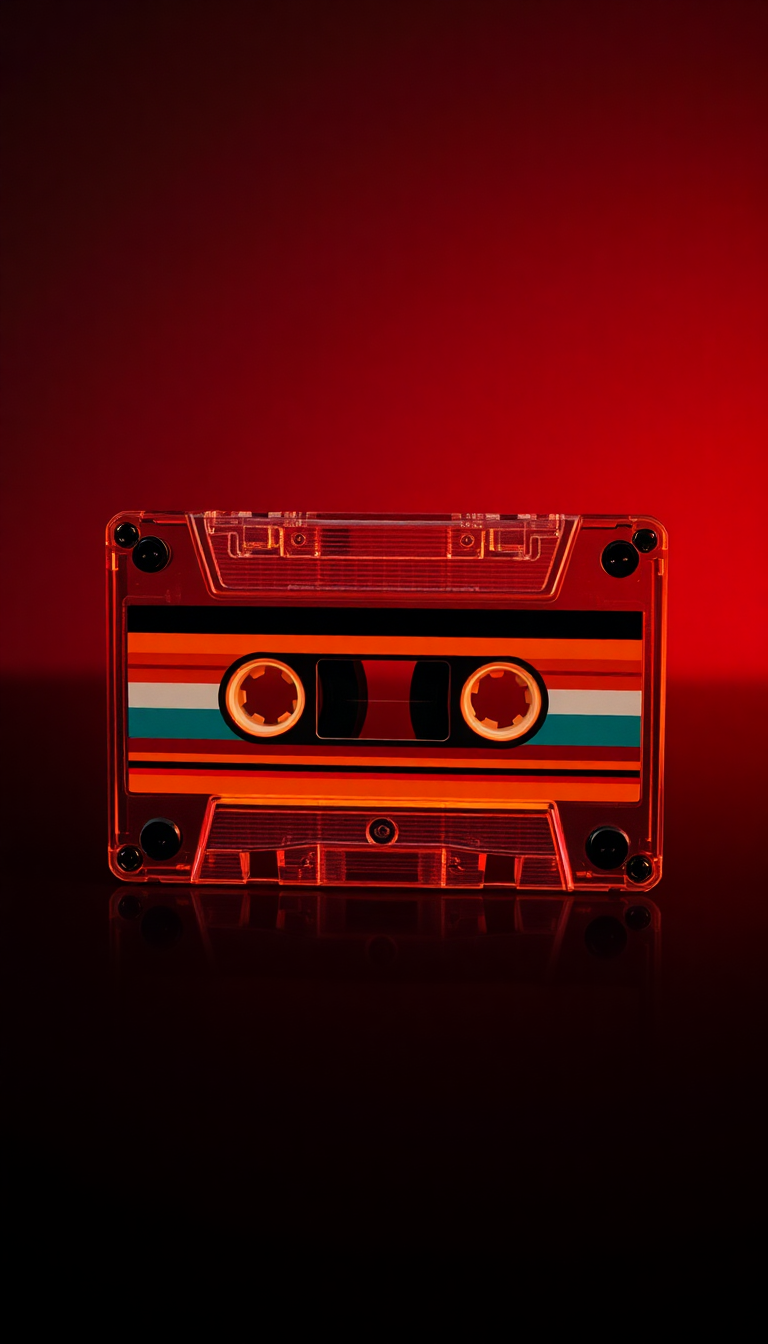 Cassette Tape Mixtape Retro Music Photorealistic Wallpaper