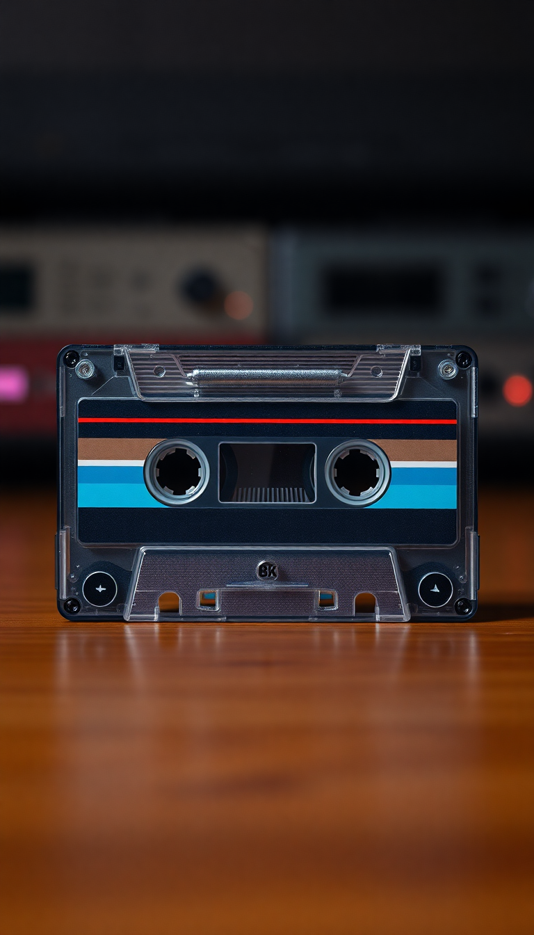 Cassette Tape Mixtape Retro Music Photorealistic Wallpaper