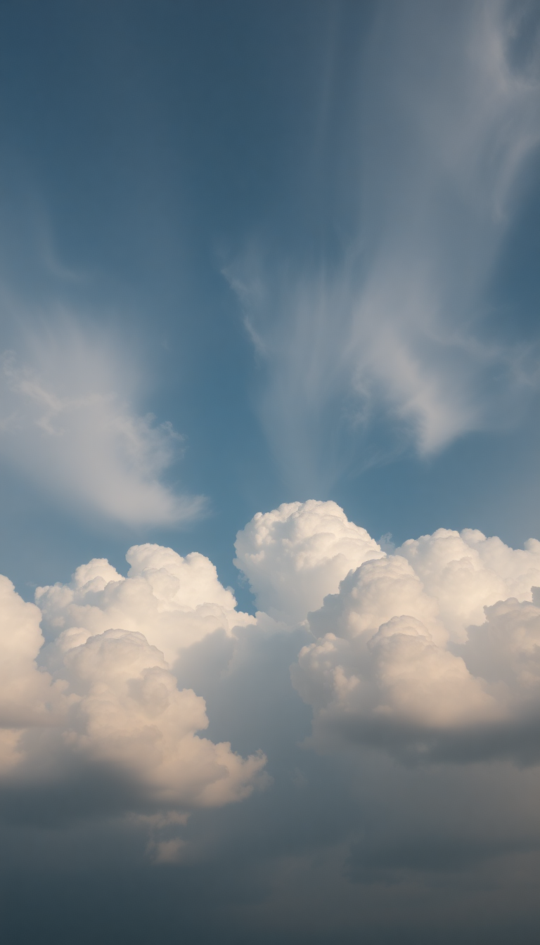 Mammatus Clouds Dramatic Bubble Sky Photorealistic Wallpaper