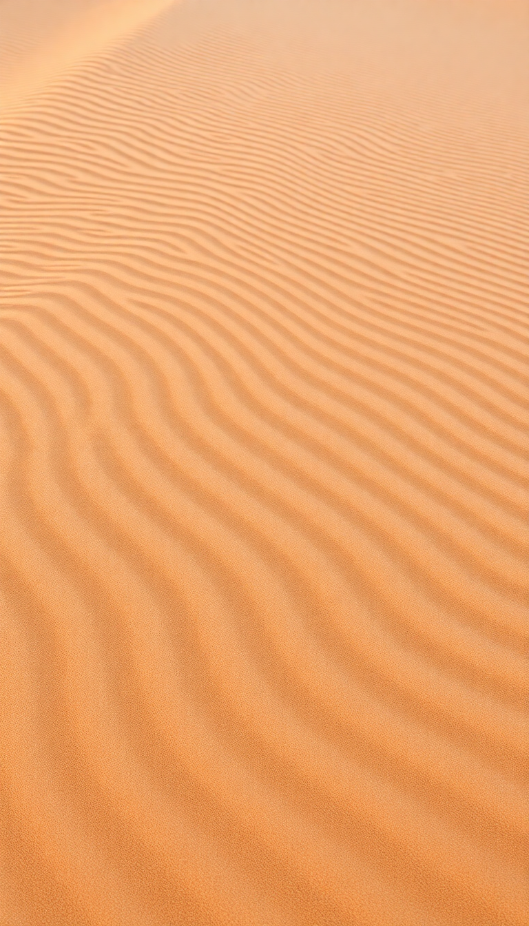 Sand Dune Ripples Wind Patterns Photorealistic Wallpaper