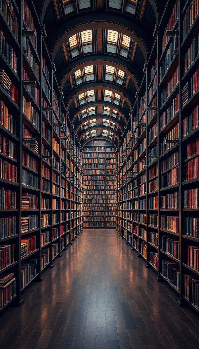 Infinite Library Impossible Architecture Books Digital art Wallpaper