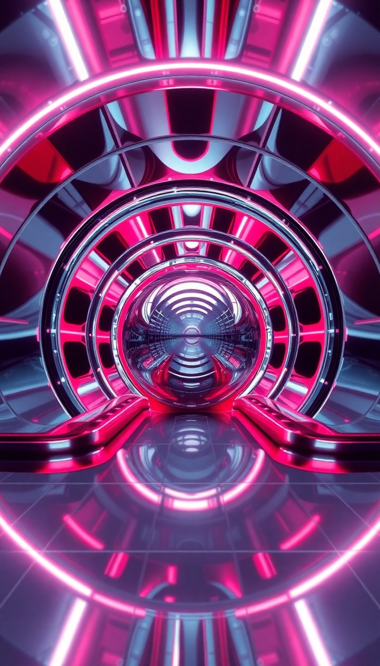 Retrofuturism 60s Vision Of Future Digital art Wallpaper