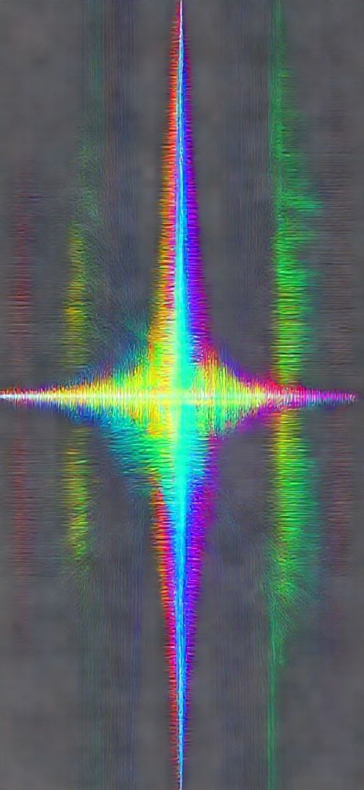 Holographic Frequency Colorful Visualized Waves Digital art Wallpaper