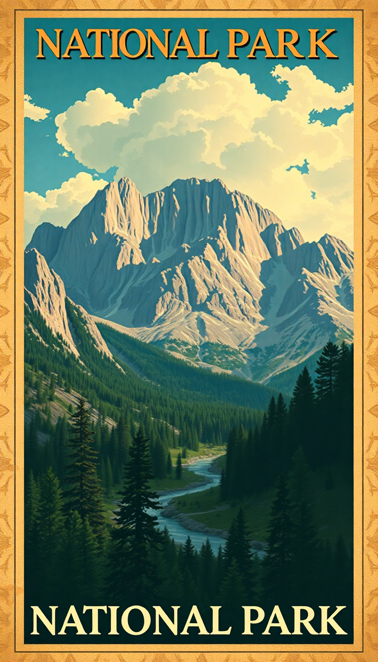 Vintage Travel Poster Urban HD Wallpaper