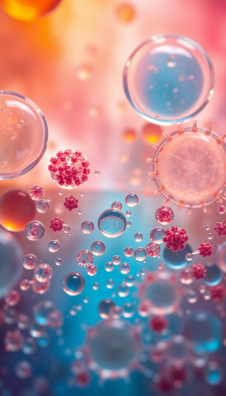 Oil And Water Macro Abstract Aesthetic Wallpaper