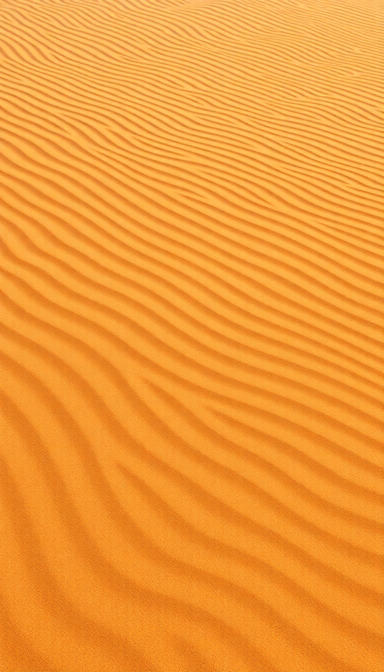 Sand Dune Ripples Wind Patterns Photorealistic Wallpaper
