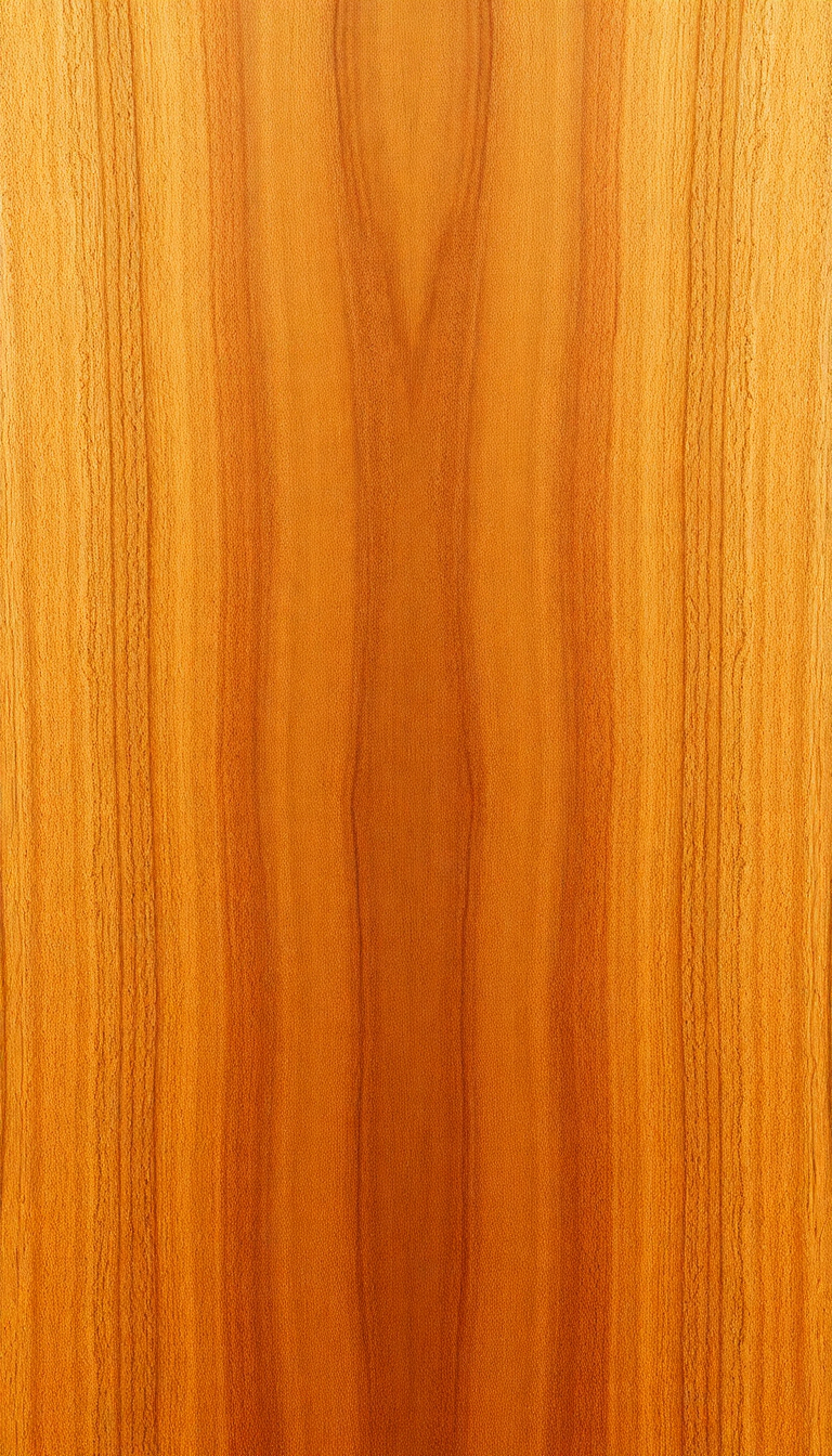 Wood Grain Polished Texture Warm Photorealistic Wallpaper