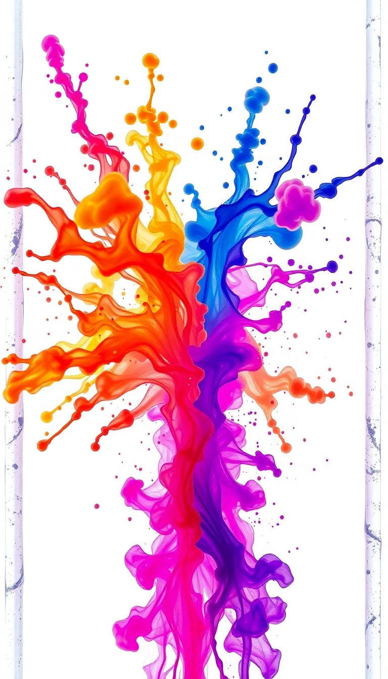 Ink Explosion In Water Freeze Digital art Wallpaper