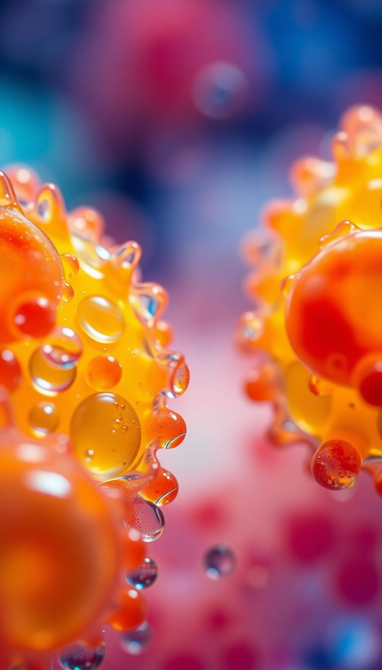 Oil And Water Macro Abstract Aesthetic Wallpaper