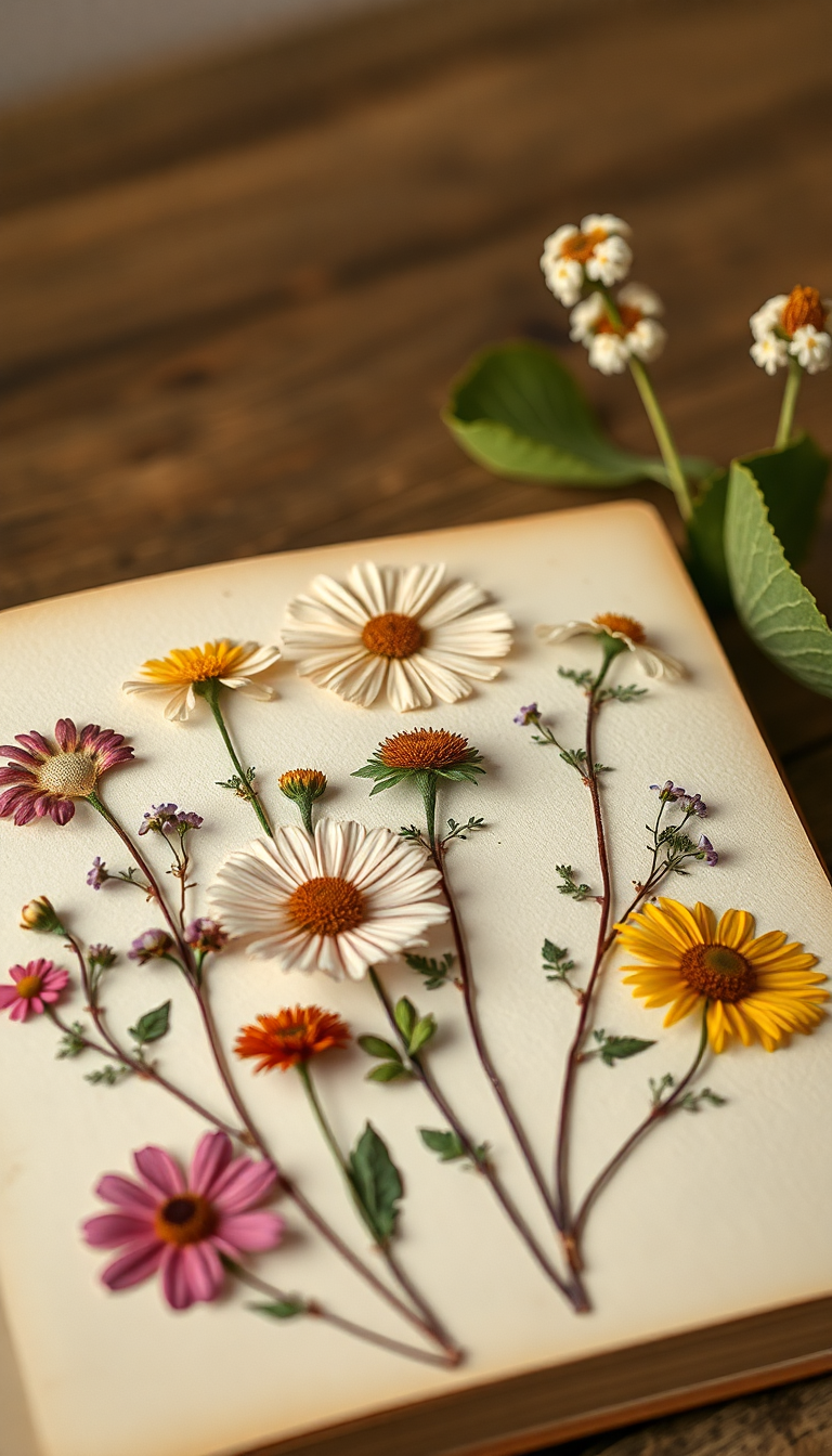 Pressed Flowers In Forest HD Wallpaper