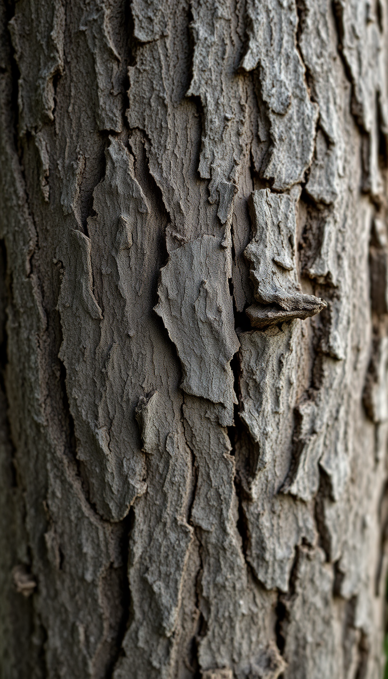 Tree Bark Texture Macro Lines Photorealistic Wallpaper