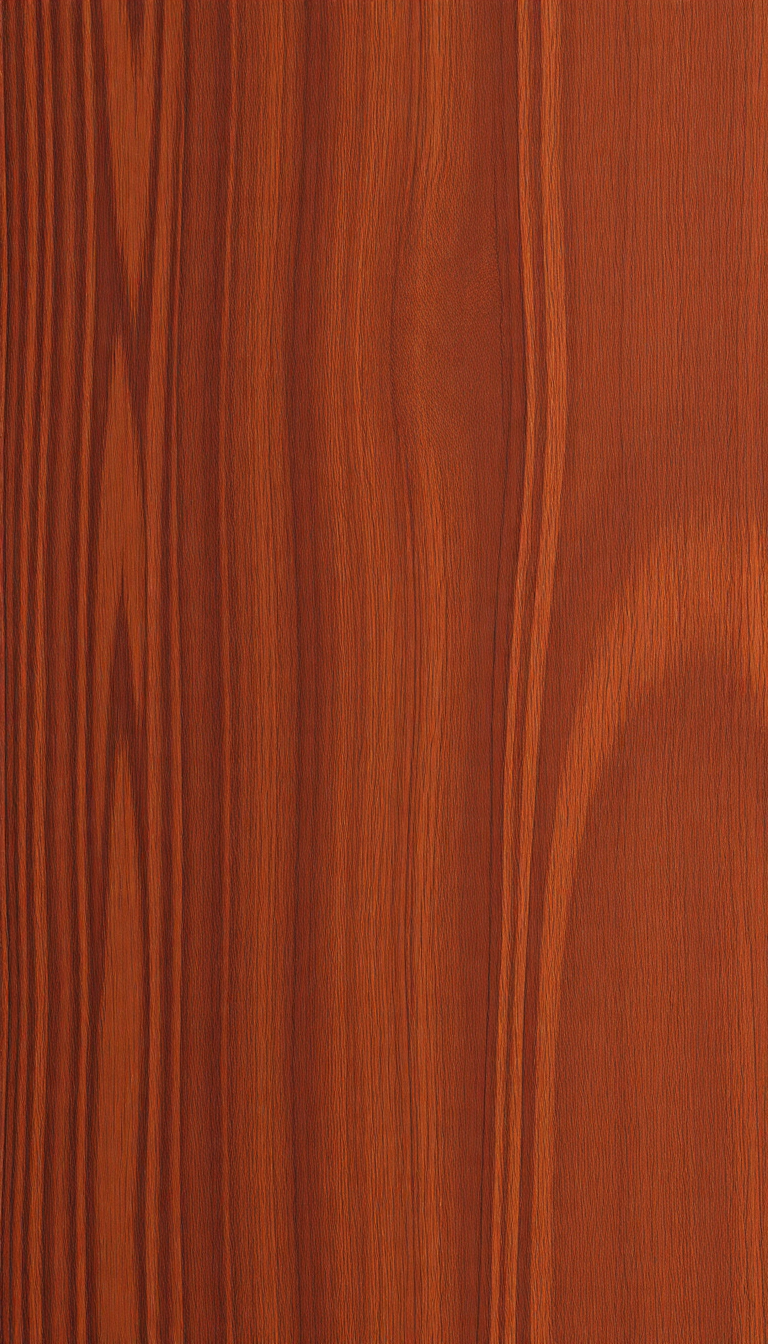 Wood Grain Polished Texture Warm Photorealistic Wallpaper