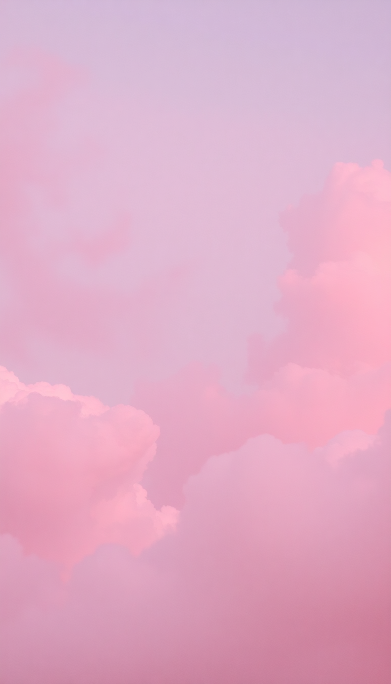 Pink Cloud Cotton Candy Sky Aesthetic Wallpaper